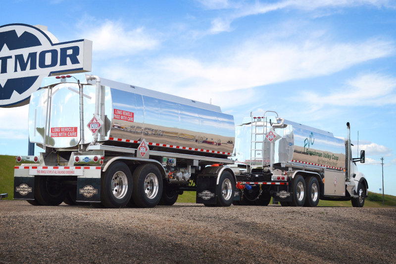 SDT PTT pull trailer for refined fuel truck by Westmor